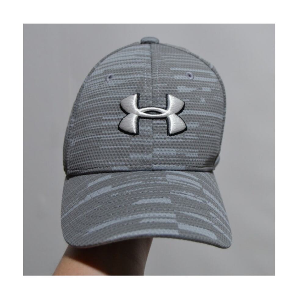 Under Armour Youth Blistering 3.0 Fitted Hat Gray Size Y XS/S